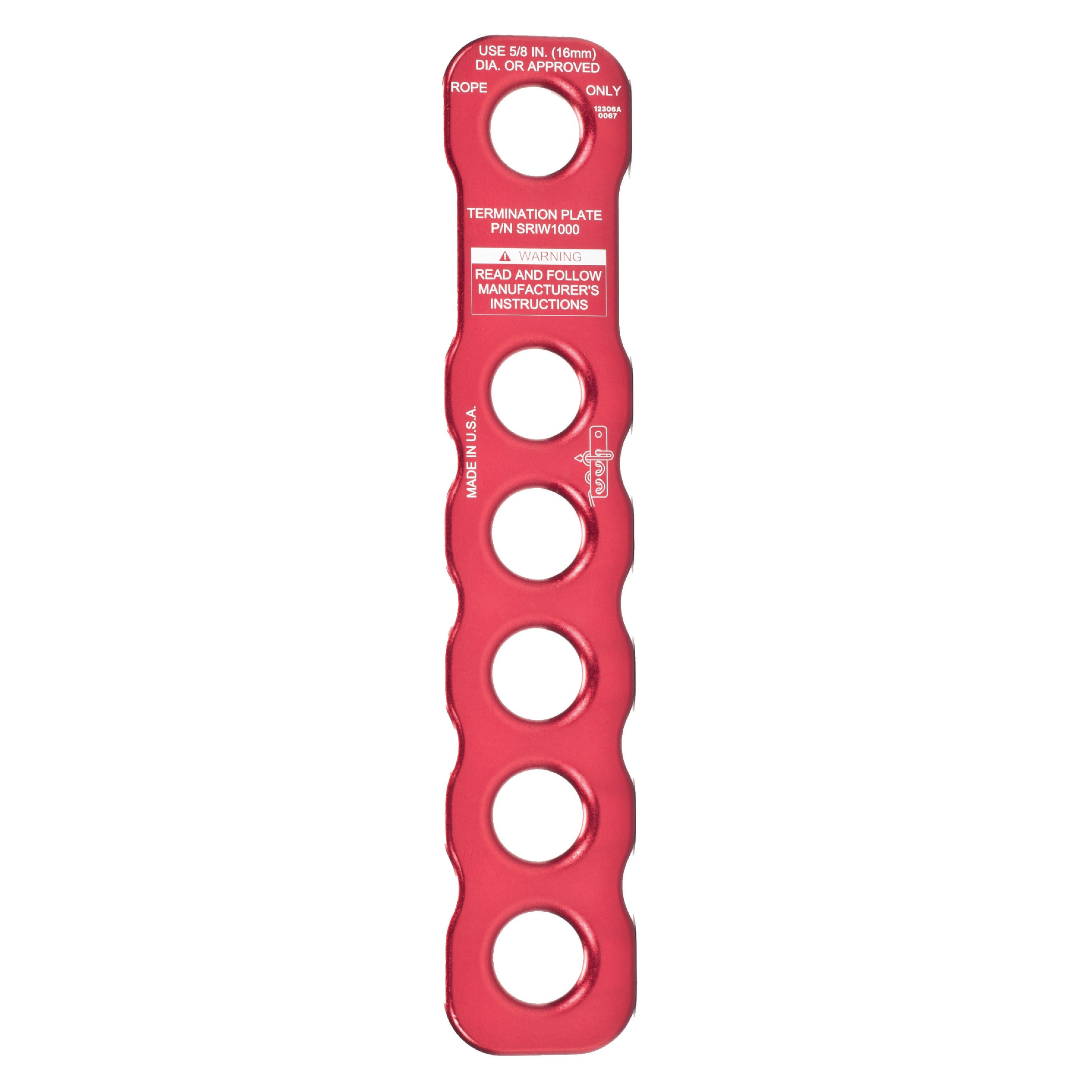 Termination Plate 5/8"